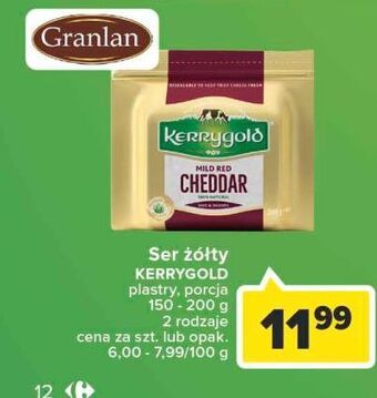 Carrefour Ser cheddar red kerrygold oferta