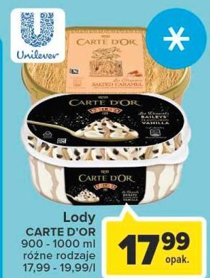 Carrefour Lody baileys algida carte d'or les desserts oferta
