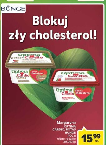 Carrefour Margaryna optima cardio oferta