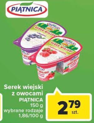 Carrefour Serek wiejski z malinami i żurawiną piątnica wiejski oferta