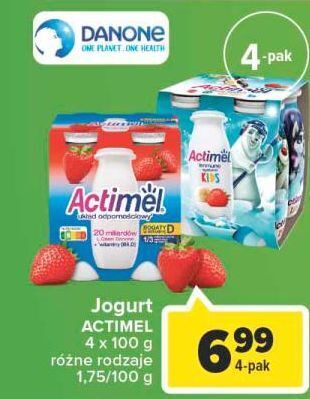 Jogurt truskawka danone actimel