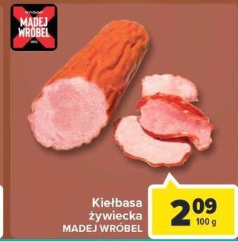 Carrefour Kiełbasa żywiecka madej & wróbel oferta