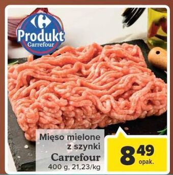 Carrefour Mięso mielone z szynki jakość z natury carrefour oferta