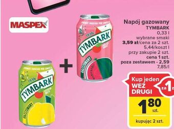 Napój jabłko-arbuz tymbark gazzzowana