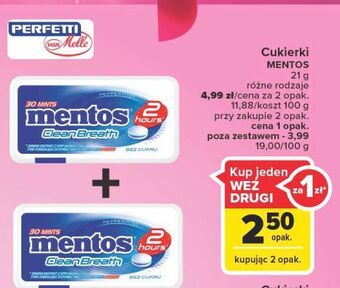 Carrefour Dropsy peppermint mentos clean breath oferta