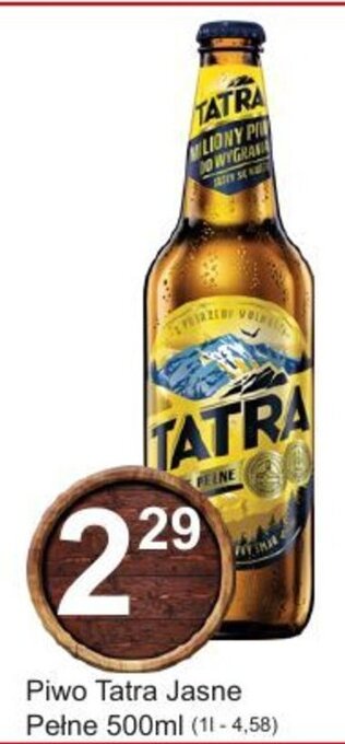 Hitpol Tatra Piwo Jasne Pełne 500 ml oferta
