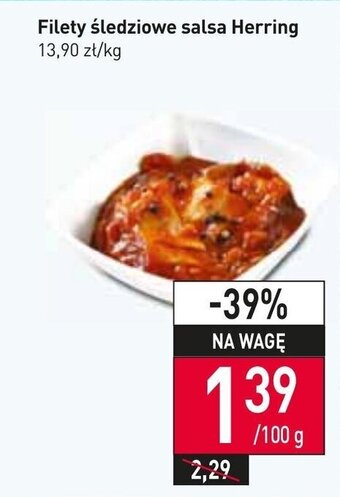 Stokrotka Market Herring Filety śledziowe salsa 100 g oferta