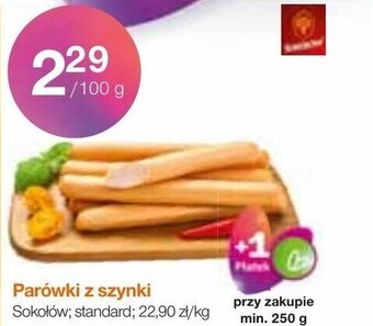 Stokrotka Market Sokołów Parówki z szynki 100 g oferta