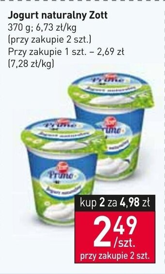 Stokrotka Market Zott Jogurt naturalny 370 g oferta