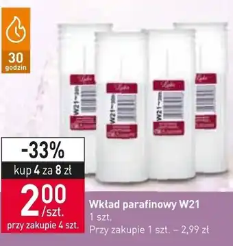 Stokrotka Market Wkład parafinowy W21 30 godzin oferta