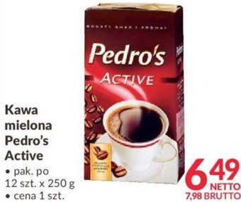 Makro Pedro's Active Kawa mielona 250 g oferta