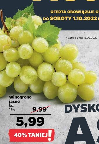 Netto Winogrono jasne oferta