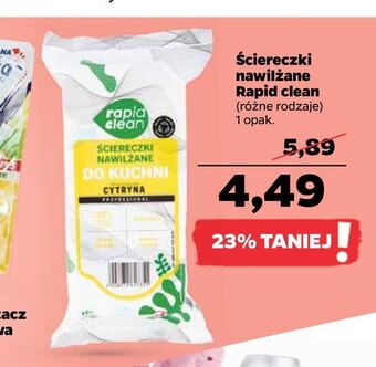 Netto Ściereczki nawilżane rapid clean oferta