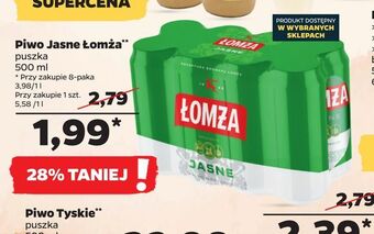 Netto Piwo jasne łomża oferta