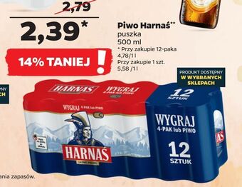 Netto Piwo harnaś oferta