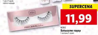 Lidl Sztuczne rzęsy precious lashes wibo oferta