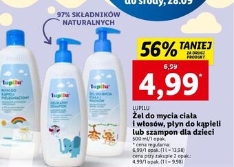 Lidl Płyn do kąpieli pielęgnacyjny lupilu oferta