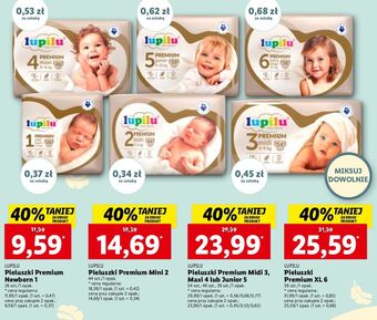 Lidl Pieluchy 5 junior lupilu premium oferta