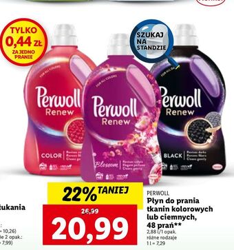 Lidl Płyn do prania perwoll renew & blossom oferta