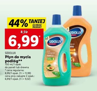 Lidl Płyn do mycia paneli z olejkiem awokado sidolux expert oferta