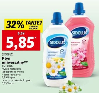Płyn do mycia kwiat japońskiej wiśni sidolux uniwersalny