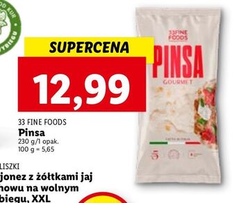 Lidl Pinsa 33 fine foods oferta