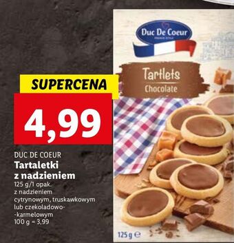 Lidl Tartaletki truskawkowe duc de coeur oferta
