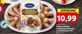 Lidl Lody chocolate & profitelore duc de coeur oferta