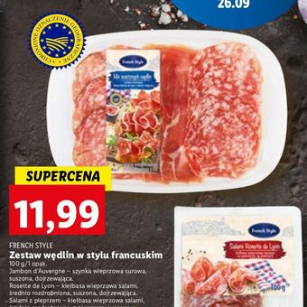 Lidl Mix wędlin francuskich french style oferta