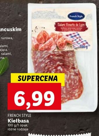 Lidl Kiełbasa rosette de lyon french style oferta
