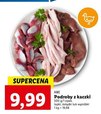 Lidl Podroby z kaczki ami oferta