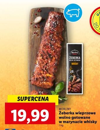Lidl Żeberka wieprzowe z marynacie whisky morliny oferta
