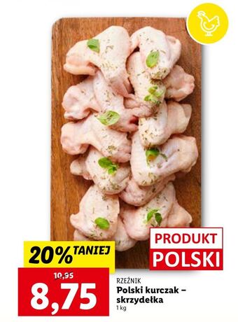 Lidl Skrzydełka z kurczaka rzeźnik codzienna dostawa oferta