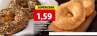 Lidl Bajgiel z sezamem oferta
