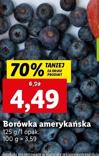 Lidl Borówka amerykańska oferta