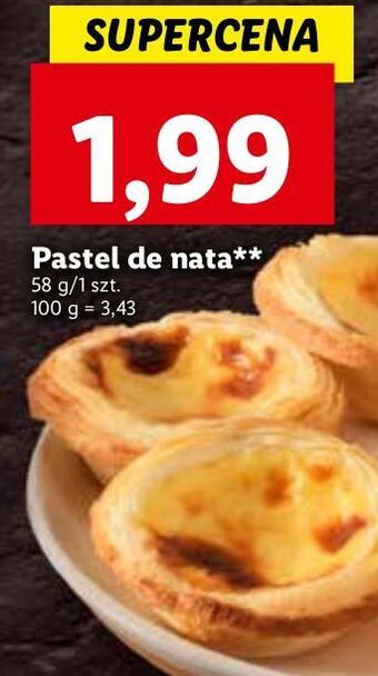 Lidl Pastel de nata chrupiące z pieca oferta
