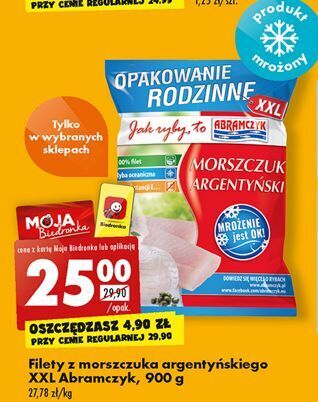 Biedronka Morszczuk argentyński abramczyk oferta