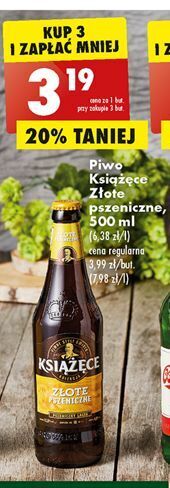 Biedronka Piwo książęce złote pszeniczne oferta