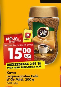 Biedronka Kawa cafe d'or mild oferta