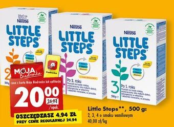 Biedronka Mleko 3 nestle little steps oferta