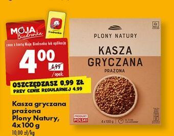 Biedronka Kasza gryczana plony natury oferta