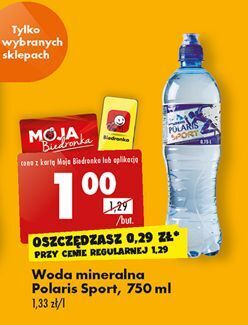 Biedronka Woda niegazowana polaris sport oferta
