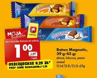 Biedronka Baton peanut caramel magnetic oferta