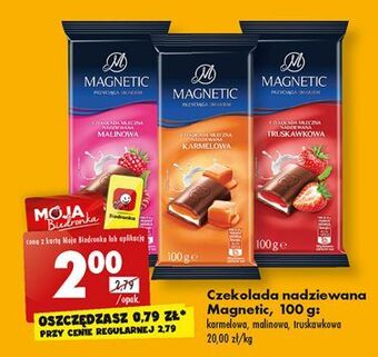 Biedronka Czekolada karmelowa magnetic oferta