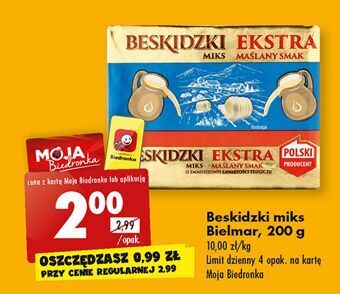 Biedronka Masło extra beskidzki oferta