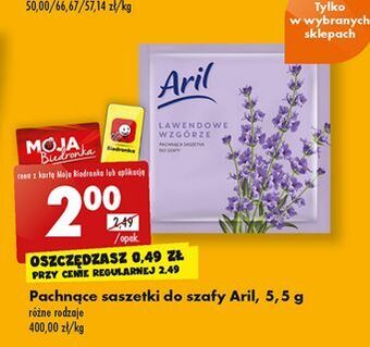 Biedronka Pachnąca saszetka lawendowe wzgórze aril oferta