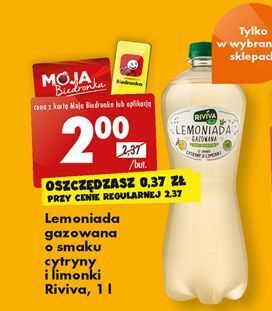 Biedronka Lemoniada cytryna - limonka riviva oferta