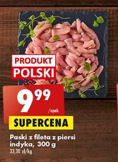 Biedronka Paski z fileta piersi indyka oferta