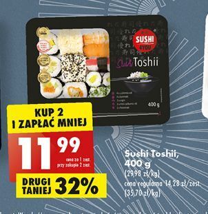 Biedronka Sushi toshii 4you oferta