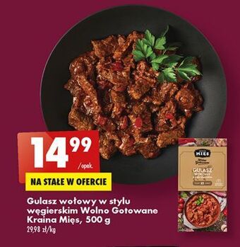 Biedronka Gulasz wołowy w stylu węgierskim kraina mięs oferta